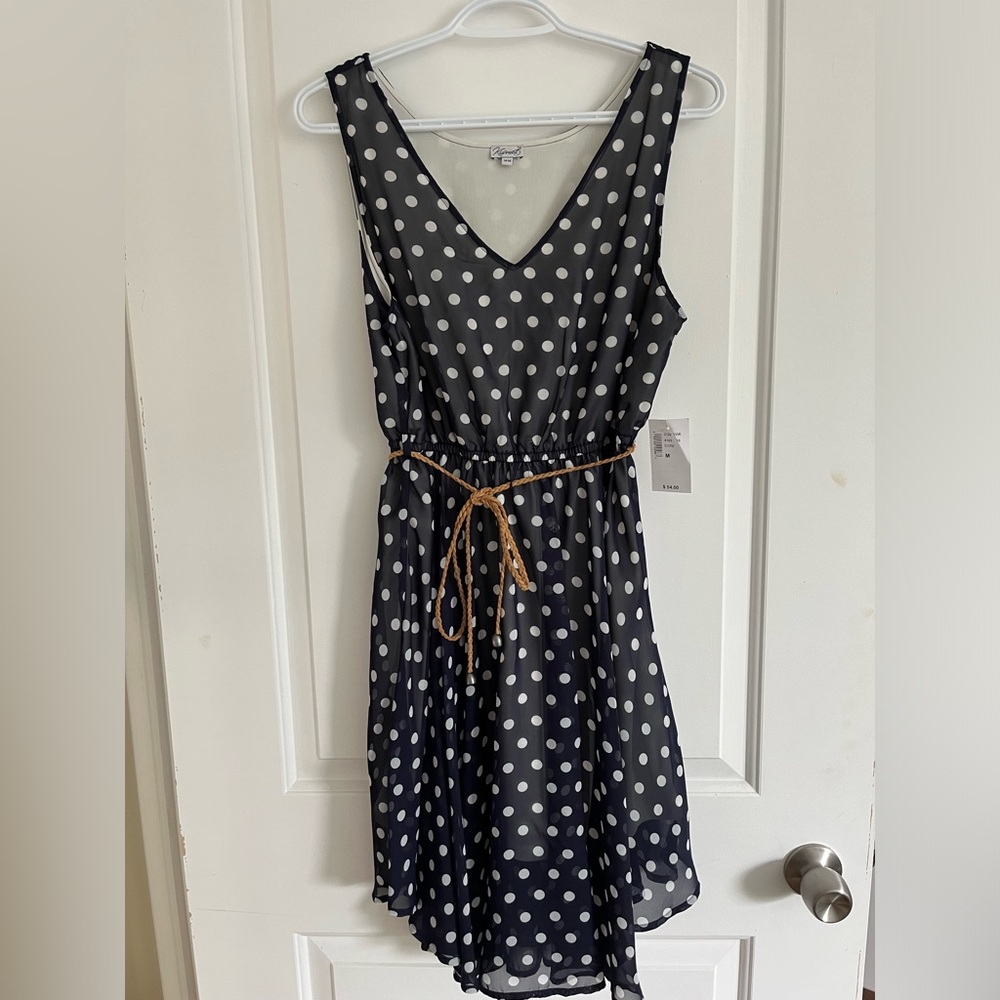 Kismet Polka Dot Dress Size M